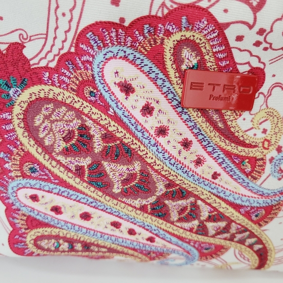 Etro Multicolored Paisley Print Catch All Clutch Bag - Picture 4 of 8